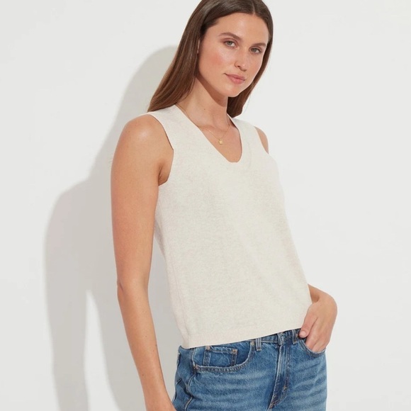 The Reset Tops - The Reset The Too Good Tank in cream M